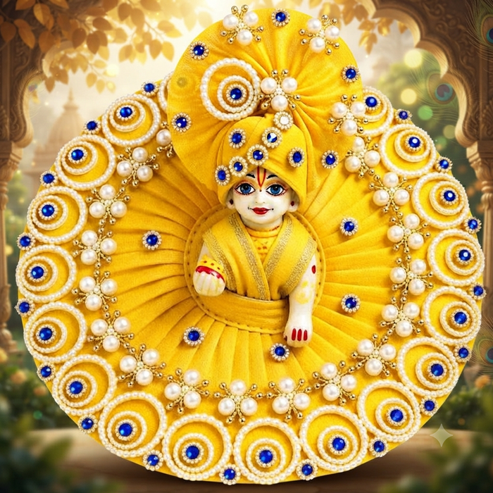 Yellow Aura Laddu ji Attire