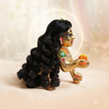 Laddu Gopal Curly Hair | Premium Hair Shringar Accessory | Traditional Hair for Laddu Gopal Ji