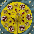 Royal Yellow & Ruby-Studded Deity Ensemble