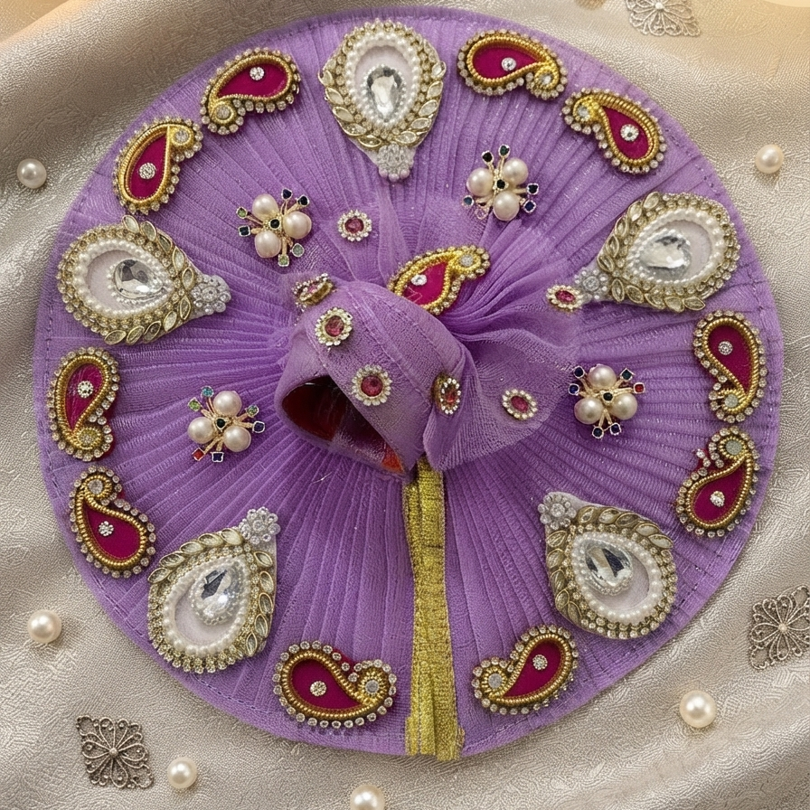 Lavender Paisley Poshak