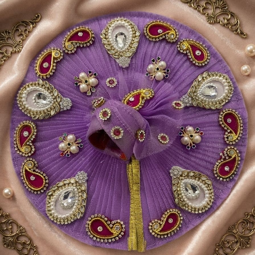 Lavender Paisley Poshak