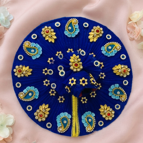 Divine Azure Paisley Thakur Ji Dress