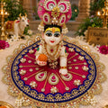 Shyam's Royal Magenta Crown Ensemble