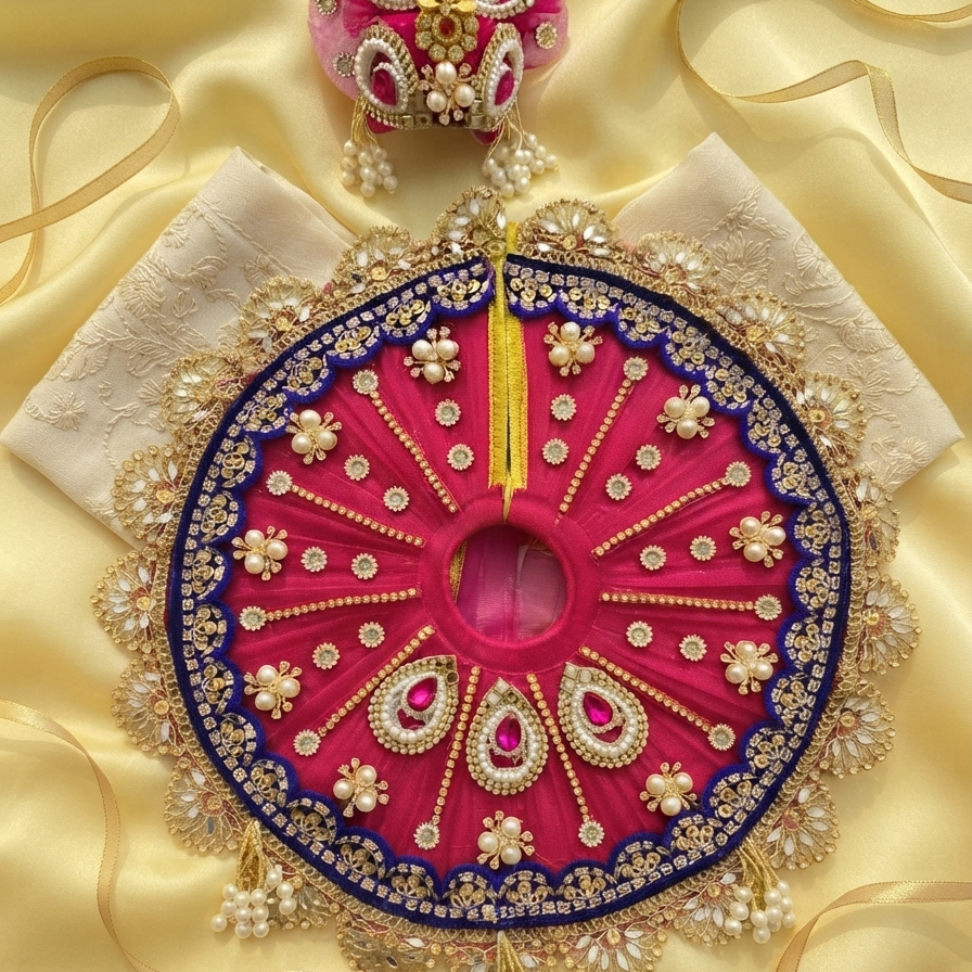 Shyam's Royal Magenta Crown Ensemble