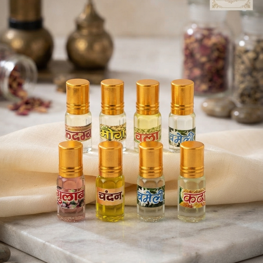3 ML Attar Perfume | Alcohol-Free Ittar | Random Fragrance | Pooja & Daily Use